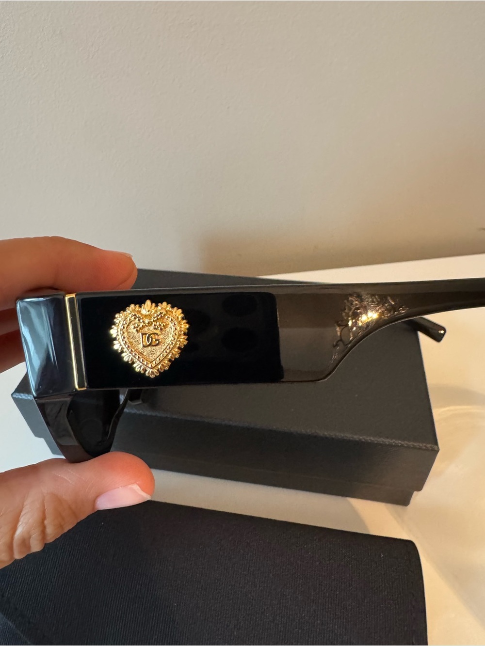 Dolce & Gabbana Black Sunglasses - Picture 4 of 5